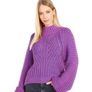 Free People Sweaters Free People Sweetheart Mock Neck Sweater - orchid XS
